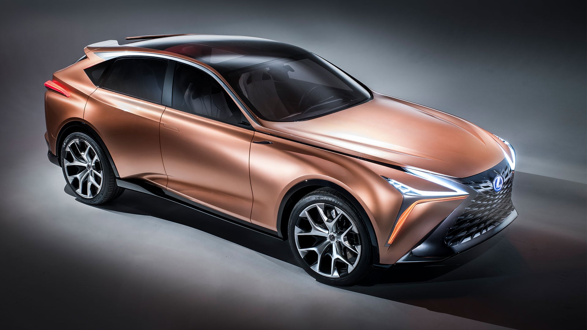 Copper Lexus LF-1 concept vehicle